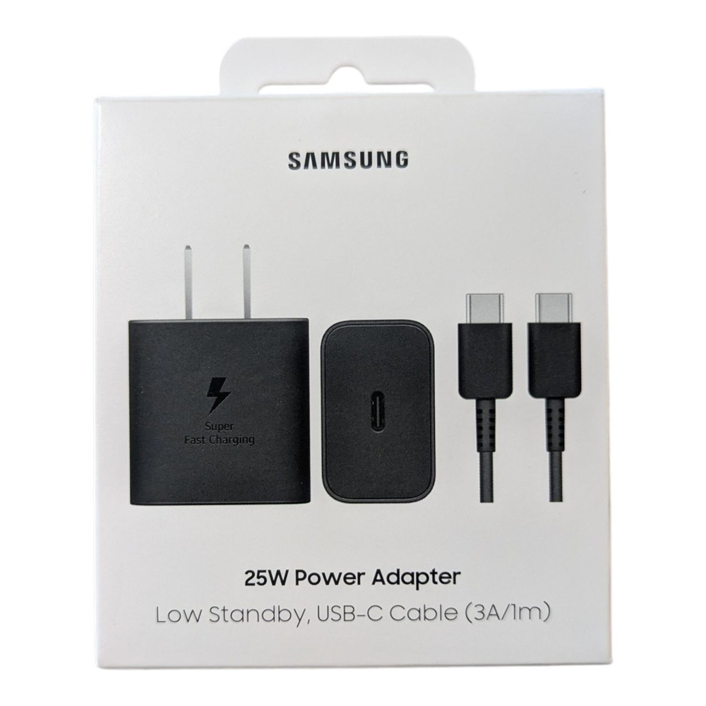 Nn7. Samsung 25W Power Adapter Low Standby With USB-C‎ Cable (3A/1m)